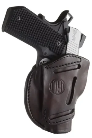 1791 GUNLEATHER 3Way IWB/OWB Size 01 Signature Brown Leather Ambi | Professional Grade