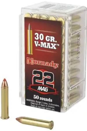 Newly Listed - HORNADY Varmint Express 22 WNR 30Gr V-MAX Ammunition | 50 Rounds