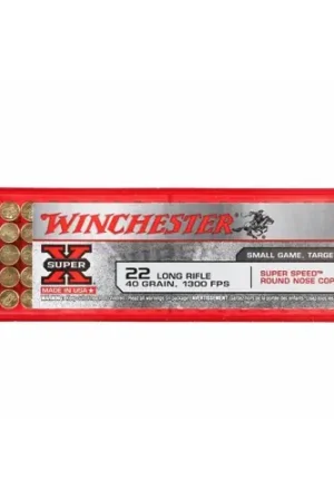 WINCHESTER Super X 22LR 40gr Super Speed Round Nose Ammunition | 100 Rounds - Fast Shipping