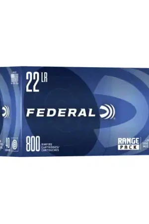 Special Buy | FEDERAL AMMO Range Pack 22LR 40gr Lead Round Nose Ammunition | 800 Rounds