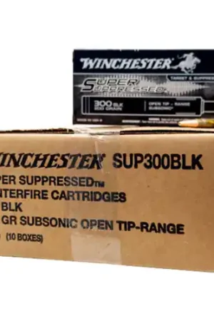 WINCHESTER AMMO Super Suppressed 300 Blackout 200Gr 1060fps - 200rd Case - Factory Direct