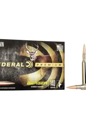 Hot Deal | FEDERAL AMMO 270 Win 140Gr Berger Hybrid Hunter 20rd
