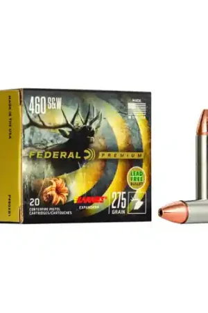 Price Drop - FEDERAL AMMO Premium 460 S&W Mag 275gr Barnes Expander BRX Ammunition | 20 Rounds
