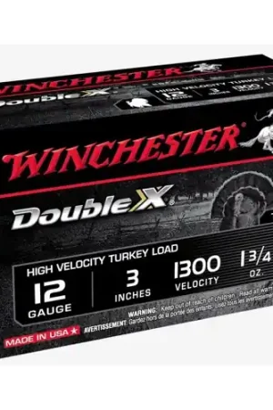 Affordable | WINCHESTER Double X 12 Gauge 3" 1-3/4oz #4 High Velocity Turkey Load Shotgun Ammunition | 10 Rounds