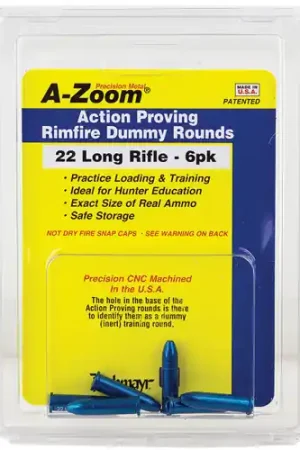 A-ZOOM Snap Caps Blue 6/Pack Aluminum | Express Delivery