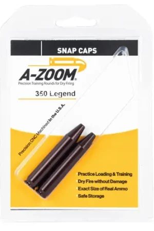 A-ZOOM Rifle Snap Cap 350 Legend Aluminum 2/Pack - Popular Choice