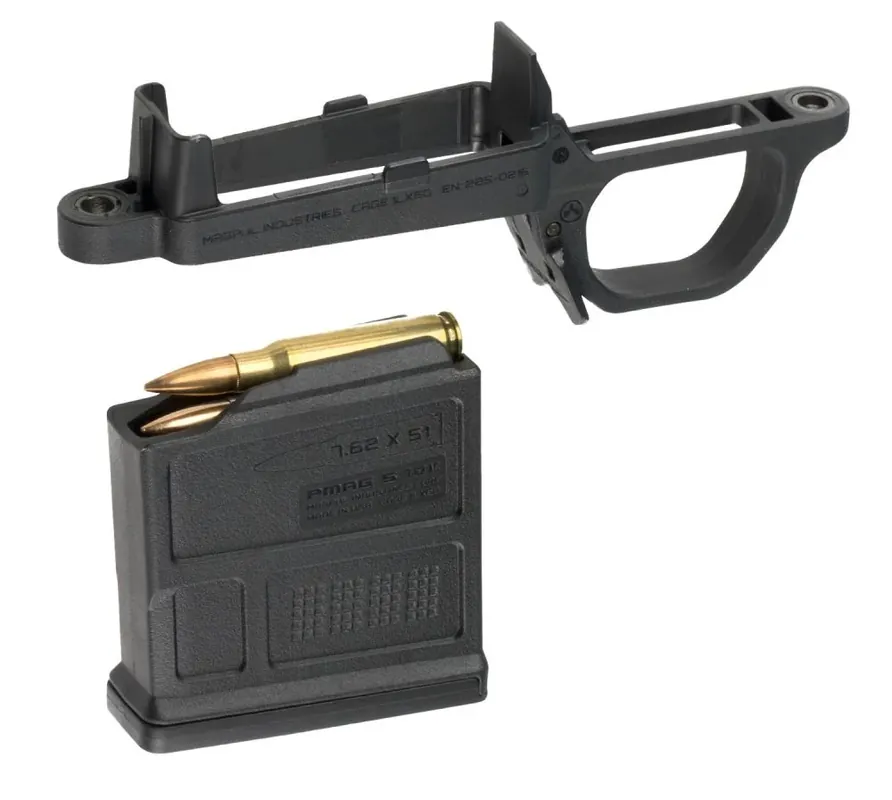 Customer Favorite - Magpul Bolt Action Mag Well for Hunter 700 Stock Black Polymer