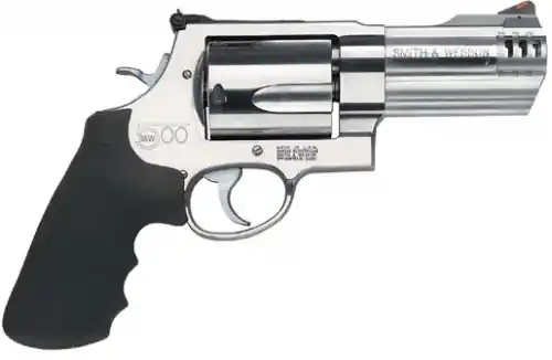 Smith & Wesson Model 500 Ported 4 Inch .500 Mag Stainless/Silver Revolver - Must-Have