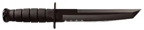Ka-Bar 1245 Tanto Fixed Blade Knife Black - Exclusive Offer