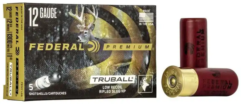 Federal Premium Vital-Shok TruBall Low Recoil Lead Rifled Slug 12 Gauge - Almost Gone