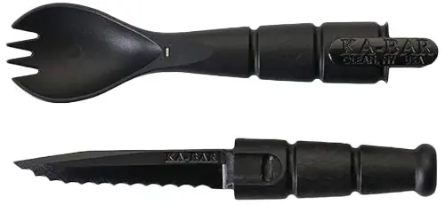 Popular Pick - Ka-Bar 9909 Spork/Knife Black Cremid