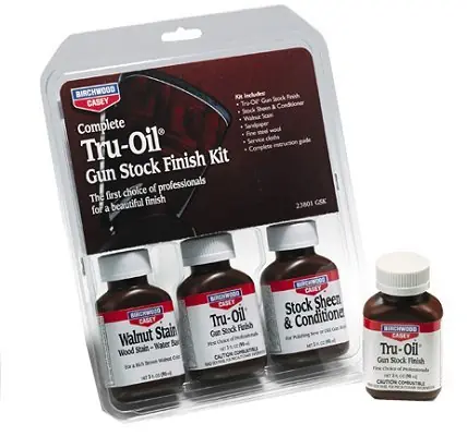 Birchwood Casey Tru-Oil Gun Stock Finish Walnut Stain and Stock Sheen Conditioner Kit | Popular Choice