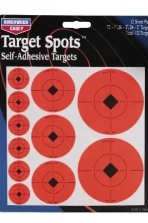 Birchwood Casey Target Spots Assortment 72-1"/36-2" & 24-3" - Ready to Ship