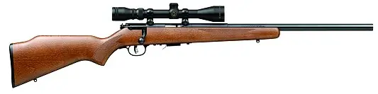 Save More | Savage Arms 93R17 GVXP Package .17 HMR Blue Rifle w/ 3-9x40 Scope