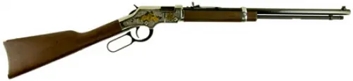 Ends Today - Henry Repeating Arms Golden Boy 2nd Amendment Tribute .22 Short .22 LR Silver Rifle