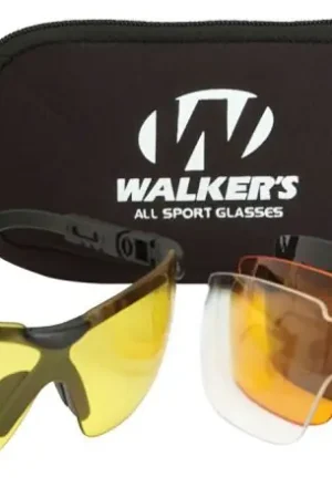 Walker’s Sport Combo Lens Shooting Glasses Adjustable | Shop Today
