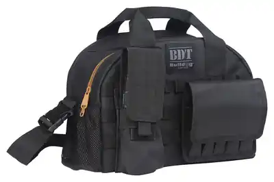 Bulldog Cases & Vaults BDT Tactical Range Bag With MOLLE Pouches Black - Now Available