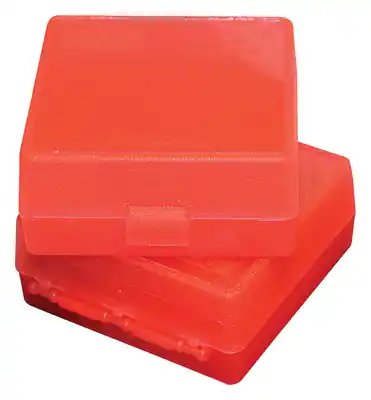 P-100 Fliptop Box .17 HMR Clear Red | Limited Quantity