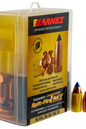 Barnes Spitfire 50 Cal Black Powder Rifle 250 Grain TMZ BT Polymer Tip with Sabots - Latest Arrival