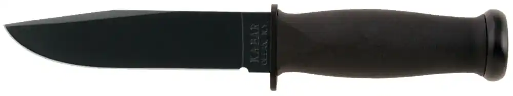 Ka-Bar Mark I Fixed Blade Straight Edge Knife with Kraton Handle | On Sale