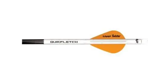 Save Now - NAP Quikfletch w/Twister Vanes Twister Vanes White/Orange