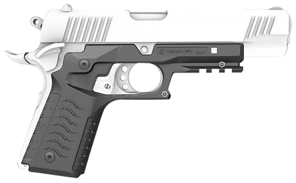 Recover Tactical ReCover Grip & Rail System .45 ACP Black Polymer 1911 Grip & Picatinny Rail System | Only a Few Left