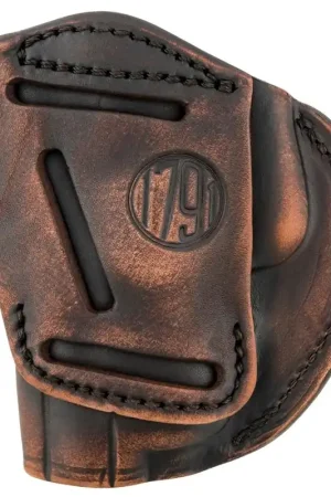 1791 Gunleather 4-Way Concealment & Belt Holster Glock 17 Size 05 Vintage Black Leather | Ends Soon
