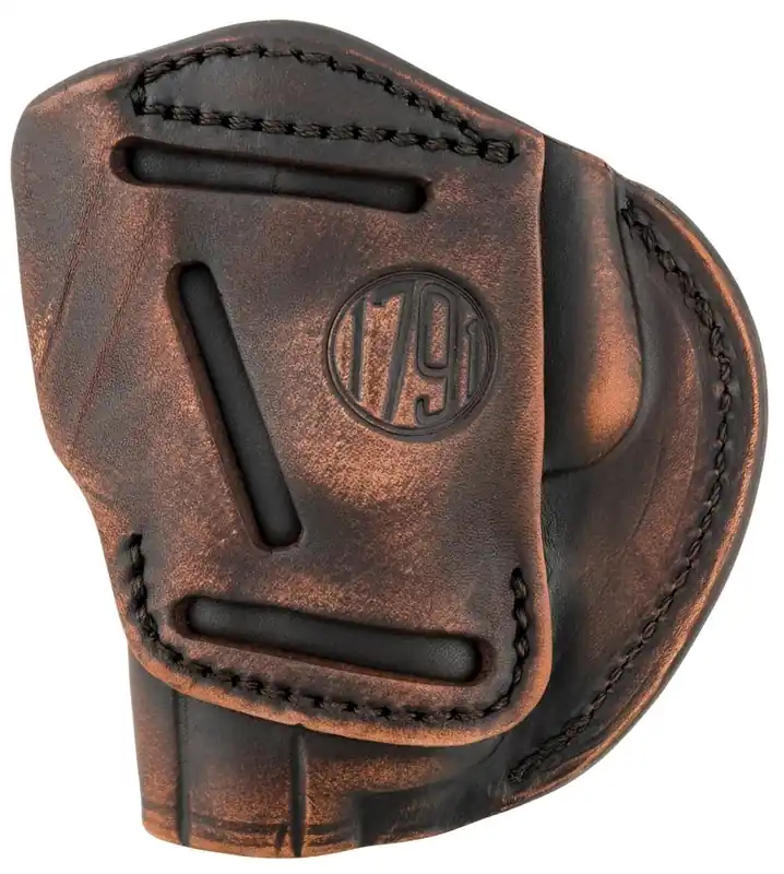 1791 Gunleather 4-Way Concealment & Belt Holster Glock 17 Size 05 Vintage Black Leather | Ends Soon