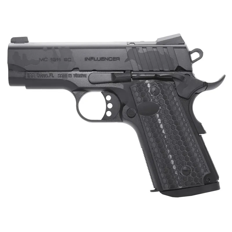 Ending Soon - Girsan MC1911SC Influencer Officer Size 9mm Black Camo Pistol