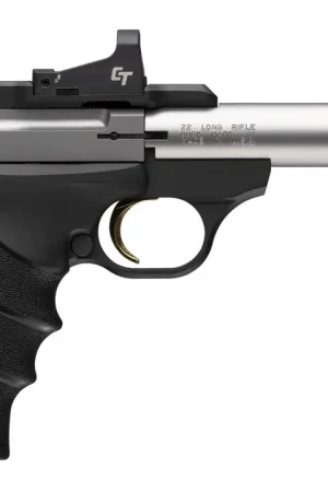 While Supplies Last | Browning Buck Mark Micro Bull .22 LR Matte Black Pistol w/ Crimson Trace Red Dot