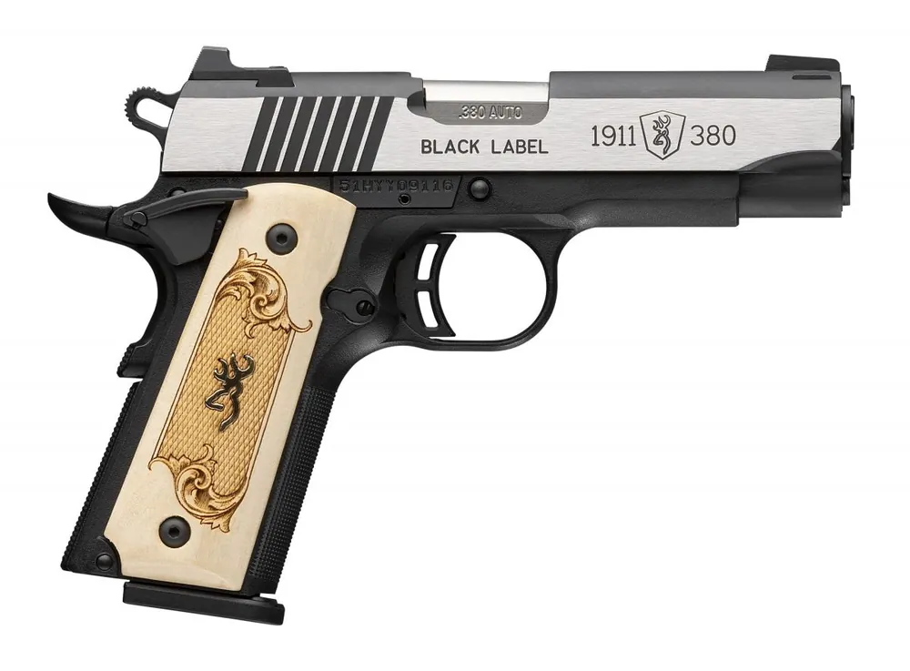 Almost Gone | Browning 1911-380 Black Label Medallion Compact .380 ACP Stainless/Silver Pistol